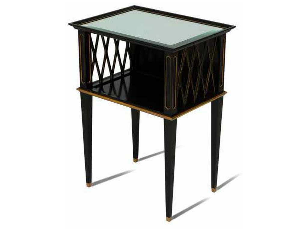Maitland Smith 89-0404 Scarborough House Noir Accent Table