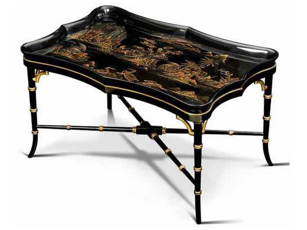 Maitland Smith 89-0607 Scarborough House Chinoiserie Cocktail Table