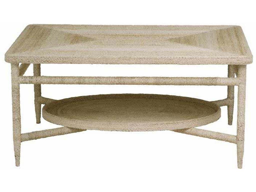 Maitland Smith 89-0610 Scarborough House Galleried Abaca Cocktail Table Maitland Smith 89-0610 Scarborough House Galleried Abaca Cocktail Table