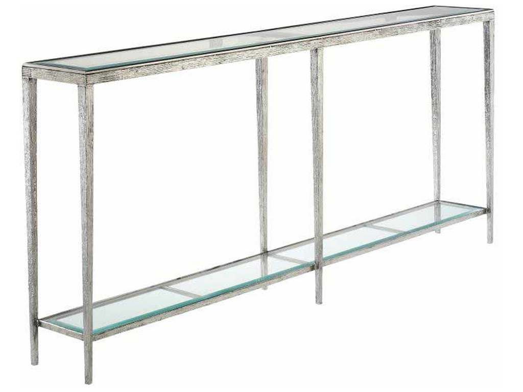 Maitland Smith HM1017  Jinx Large Nickel Console