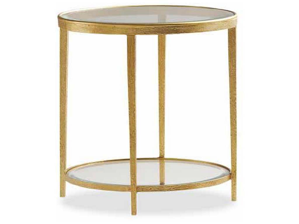 Maitland Smith HM1020L-2  Jinx Brass Round Side Table