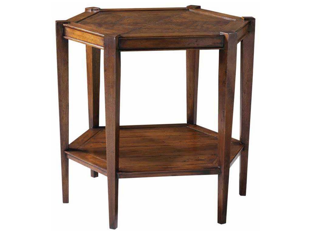 Maitland Smith HM1041 Dudley Hexagonal Lamp Table Maitland Smith HM1041 Dudley Hexagonal Lamp Table