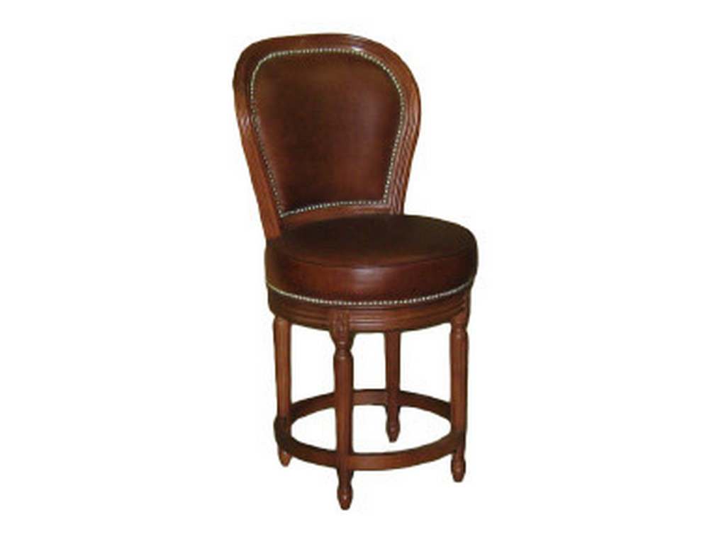 McKinley Leather 16-CS  Cameo Swivel Counter Stool