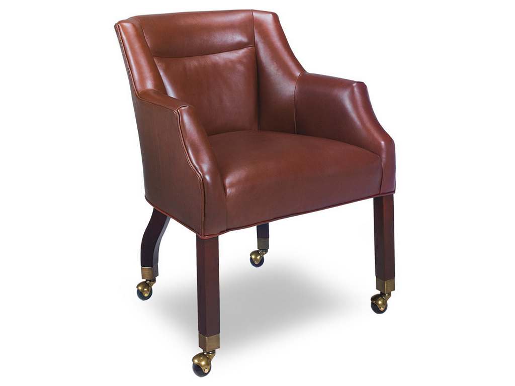 McKinley Leather 255-C  Pebble Creek Game Chair with Casters