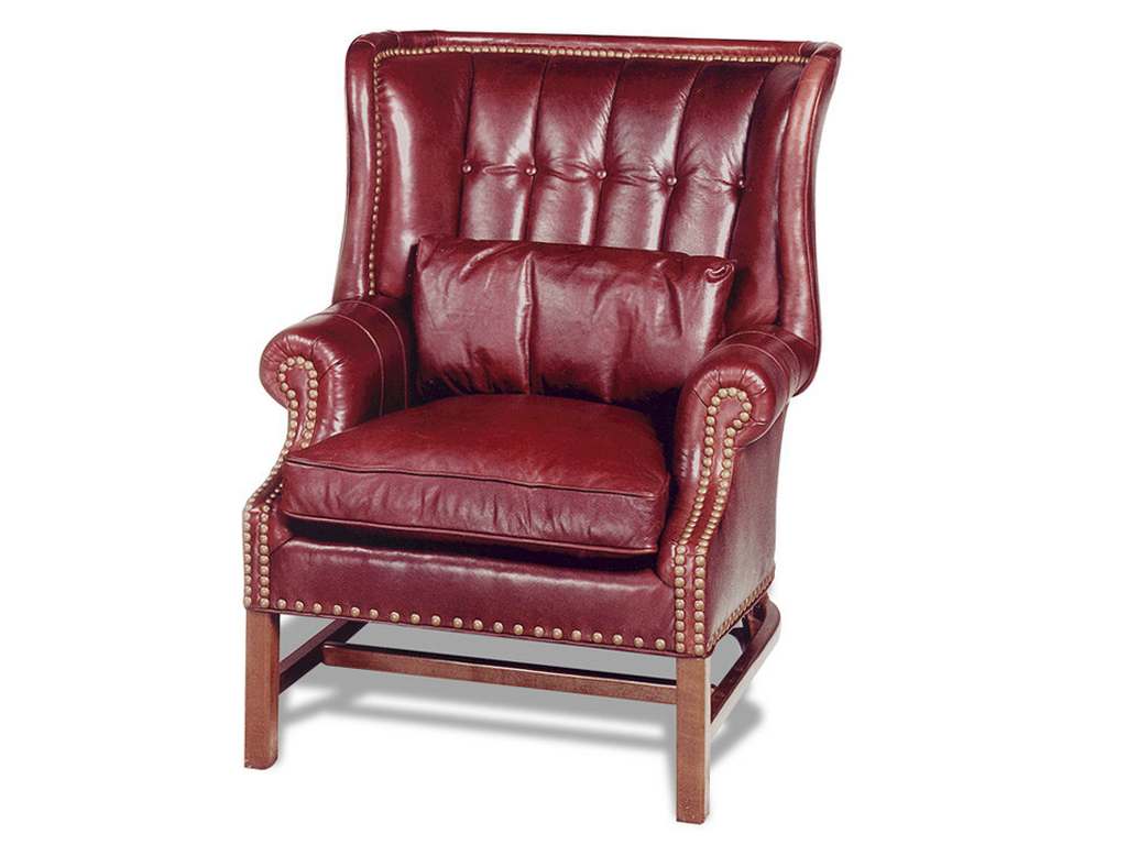 McKinley Leather 261  Hamilton Library Wing Chair