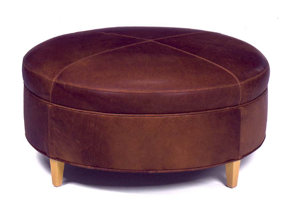 McKinley Leather 32  Ottoman
