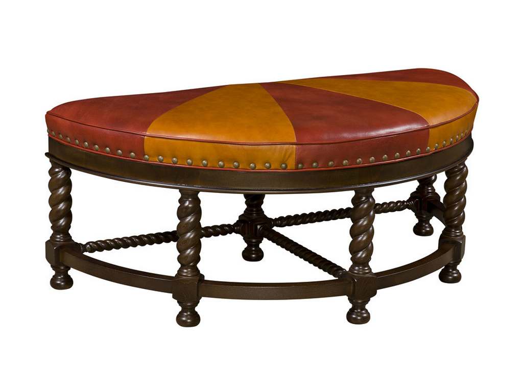 McKinley Leather 512  J Neal Demilune Benches