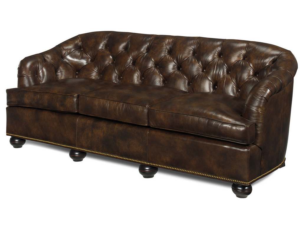 McKinley Leather 3934  Leather Sofa with Tufted Back