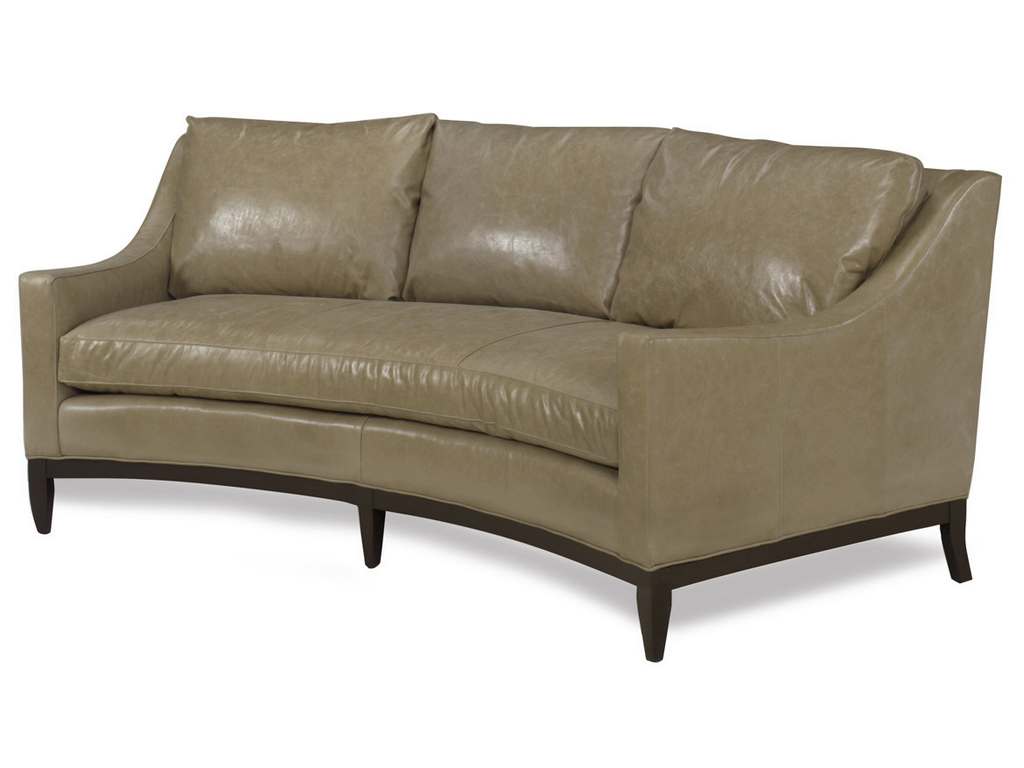 McKinley Leather 4214  Quincy Curved Sofa