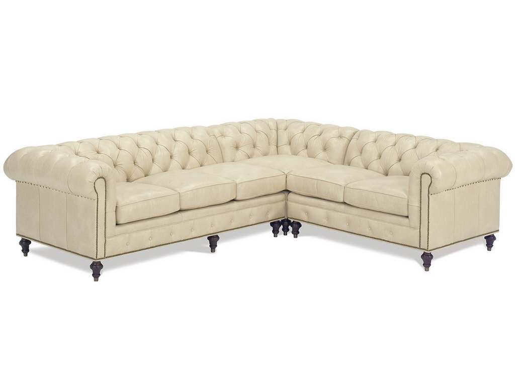 McKinley Leather 3285-SC Monticello Chesterfield Square Corner McKinley Leather 3285-SC Monticello Chesterfield Square Corner