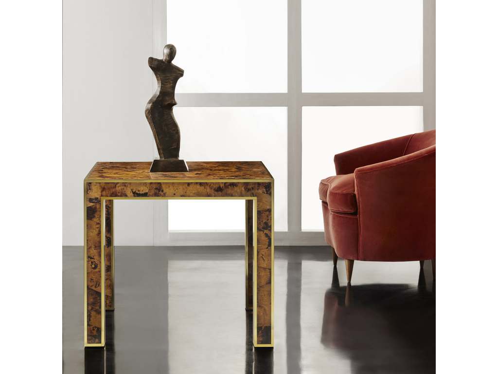 Modern History MH1046F04  Brice End Table Toffee Penshell