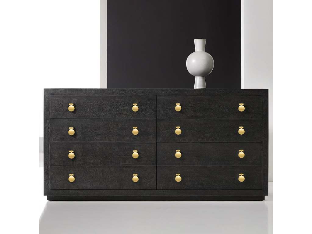 Modern History MH1114F02  Mirage Dresser Black Lacewood