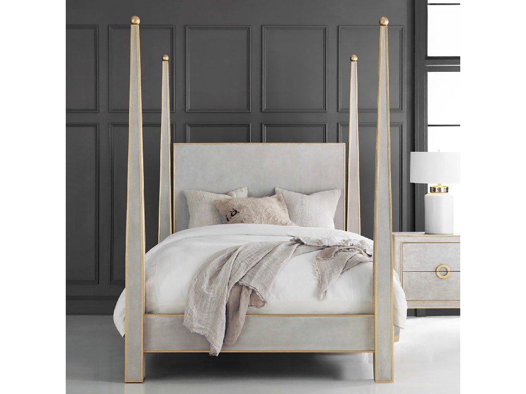 Modern History MH954F01-Q  Gustavian Abstract Bed Queen