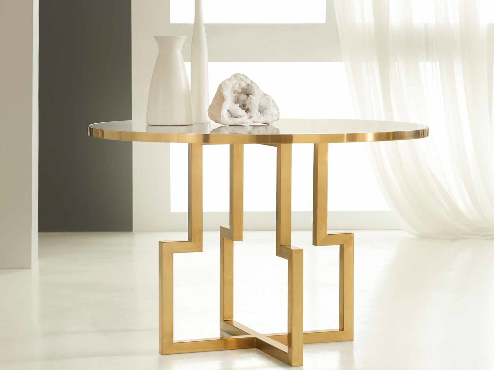 Modern History MHX-19  Center Table White Acrylic