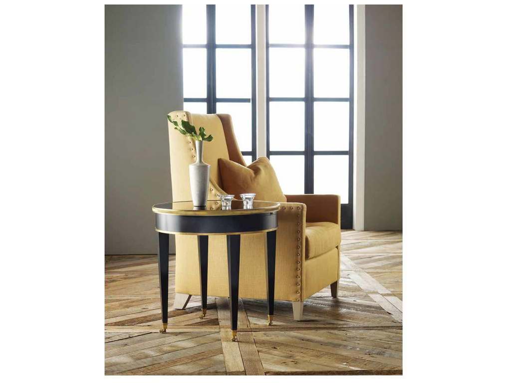 Modern History MH471F02  Tuxedo End Table Grey Sycamore