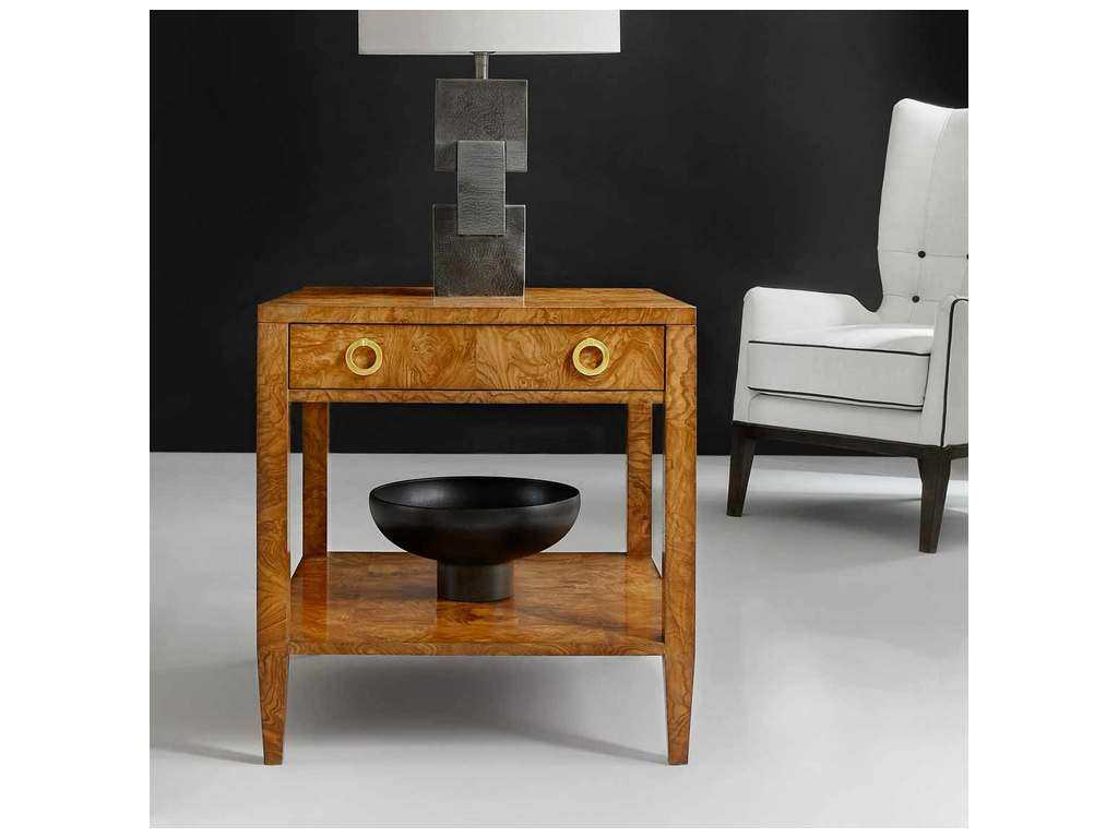 Modern History MH1085F01  Olive Ash End Table