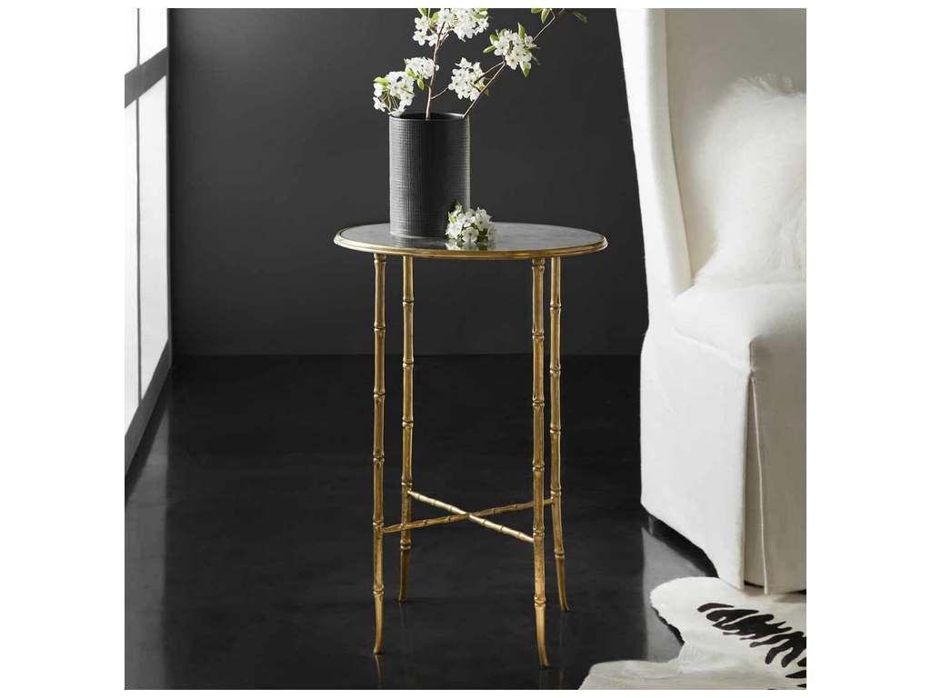 Modern History MH1088F01  Oval Bamboo Spot Table