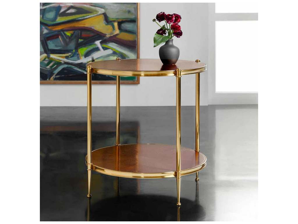 Modern History MH1116F01 Kristin Two Tier Round End Table Modern History MH1116F01 Kristin Two Tier Round End Table