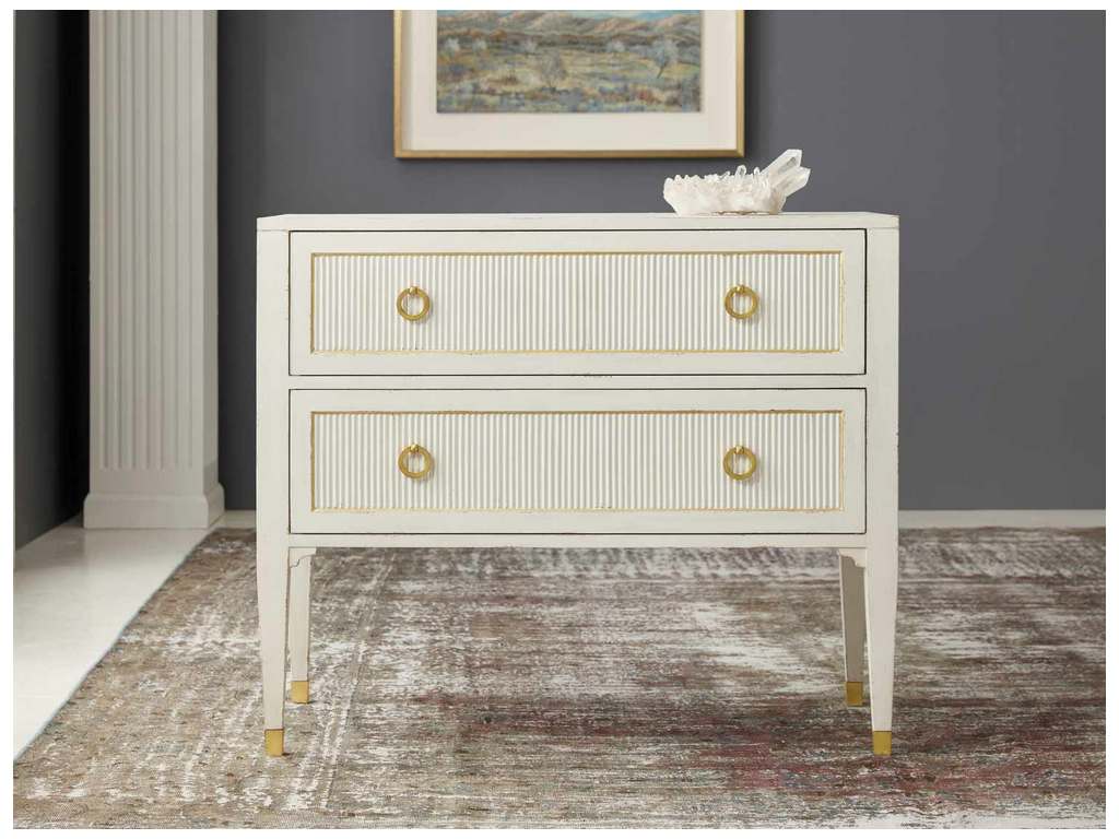 Modern History MH888F02 Swedish Reeded Two Drawer Chest Modern History MH888F02 Swedish Reeded Two Drawer Chest