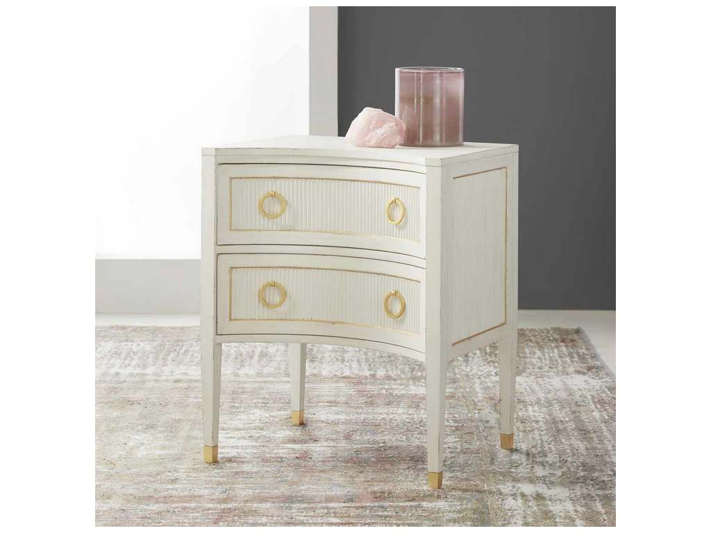 Modern History MH889F02  Swedish Reeded Nightstand