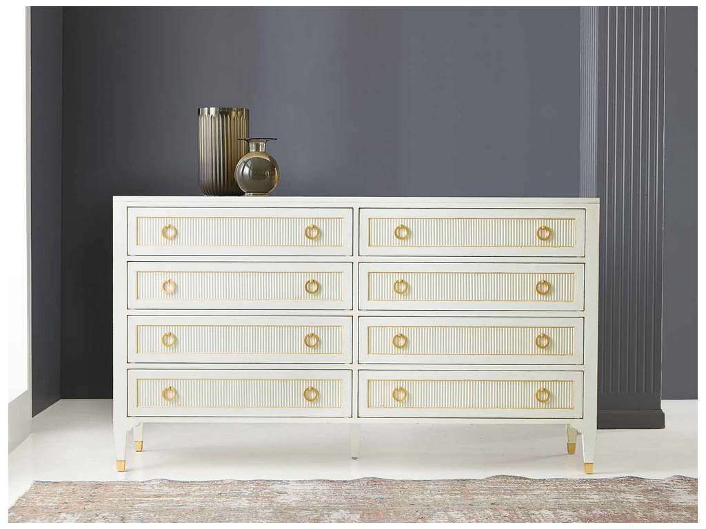 Modern History MH892F02 Swedish Reeded Dresser Modern History MH892F02 Swedish Reeded Dresser