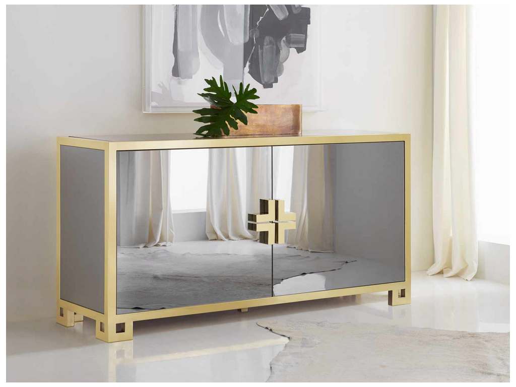 Modern History MH904F01  Smoked Mirror Credenza