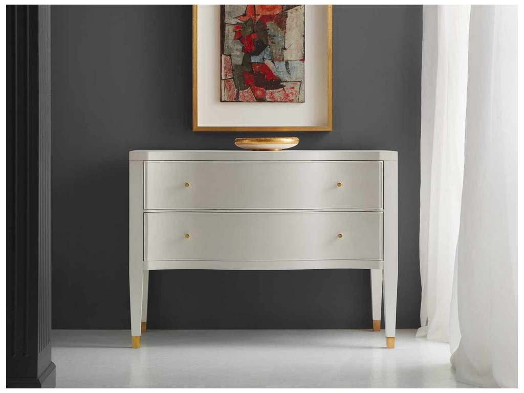 Modern History MH909F01  Serpentine Chest White Linen