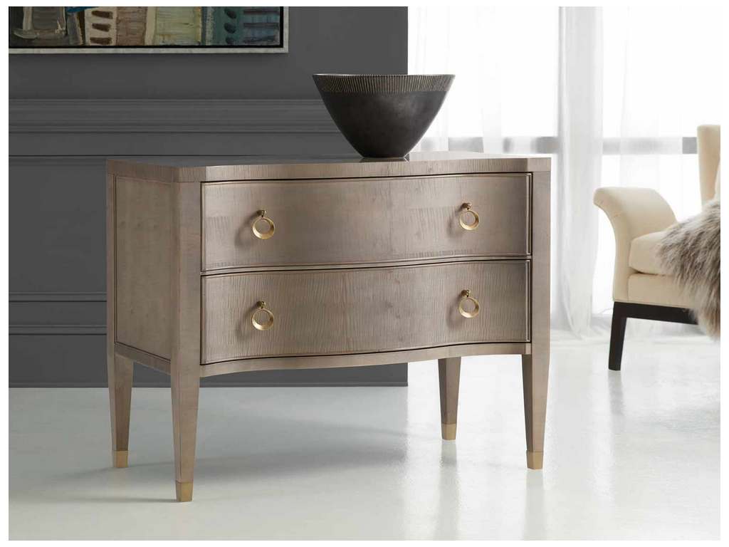 Modern History MH913F02  Serpentine Chest Sycamore Grey