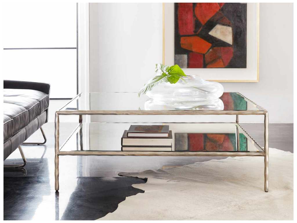 Modern History MH989F04  Organic Square Cocktail Antique Aluminum