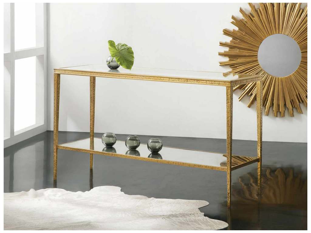 Modern History MH997F03  Sculpture Console Antique Brass