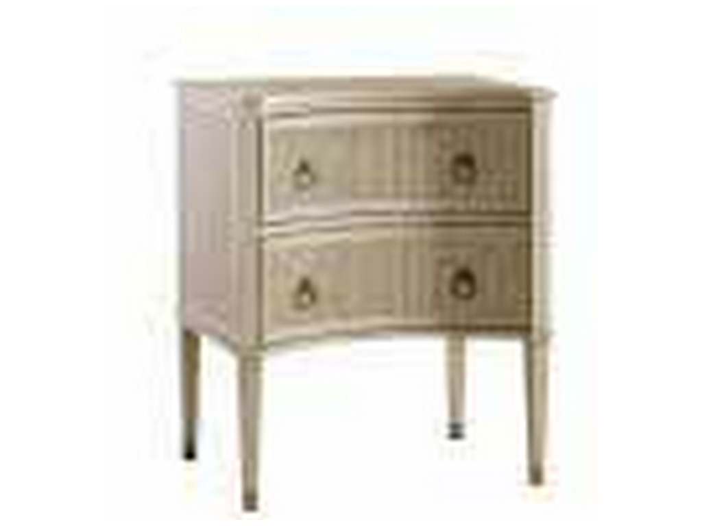 Modern History MH251F01  Gustavian Bedside Chest Grey