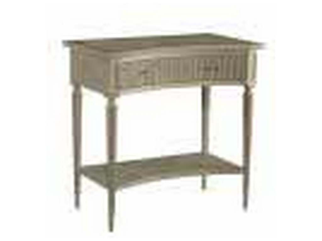 Modern History MH617F01  Ribbed Bedside Table Antique Grey