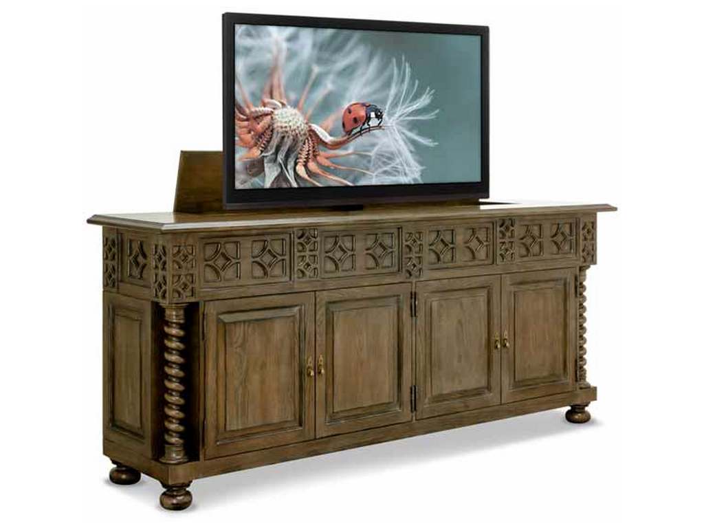 Old Biscayne Designs 14665A Banderas Credenza with TV Lift Old Biscayne Designs 14665A Banderas Credenza with TV Lift