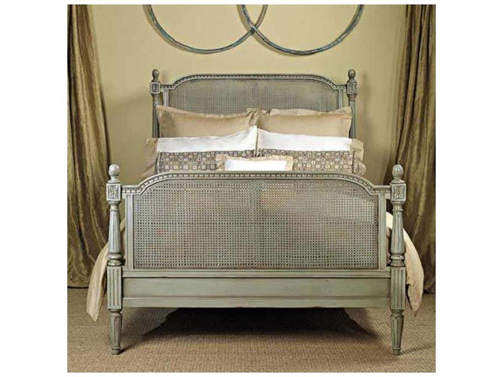 Old Biscayne Designs   Chantilly Bed in Aqua Mist
