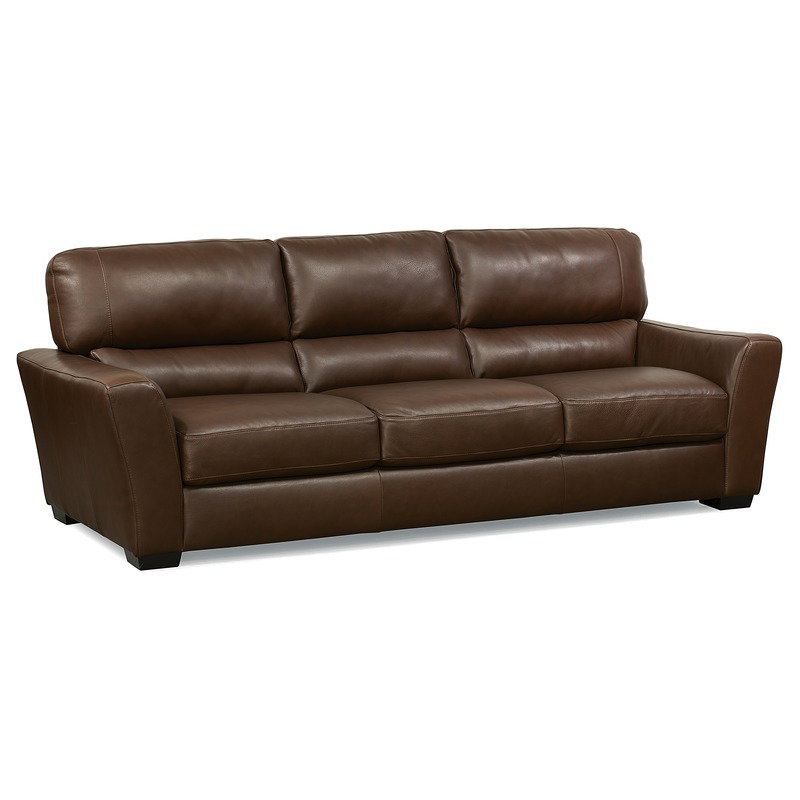 Palliser 77888 Teague Leather Stationary Sofa