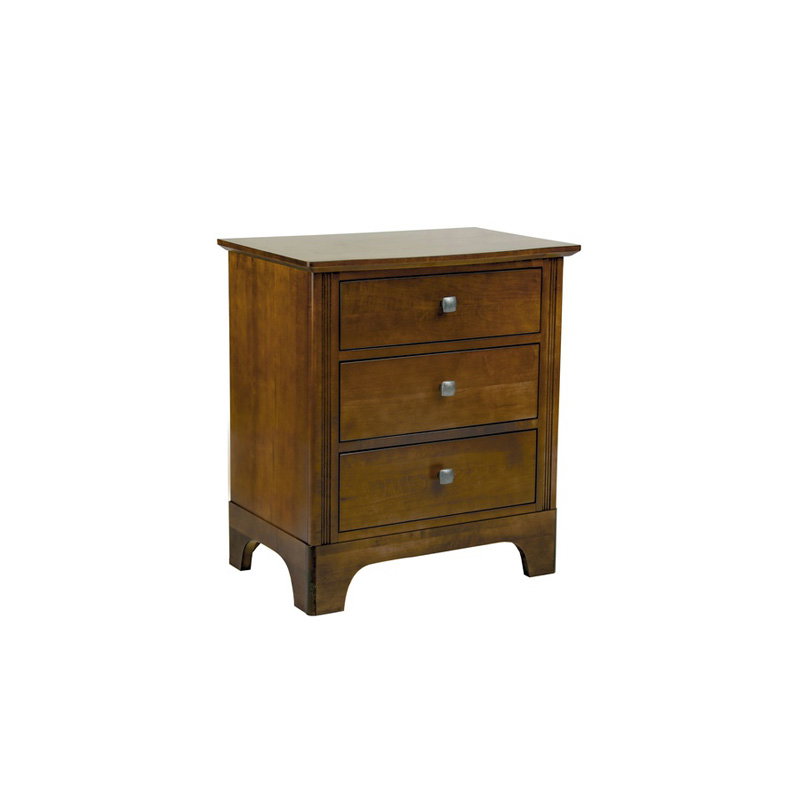 PerfectBalance 3207-203 Montgomery 3 Drawer Night Stand