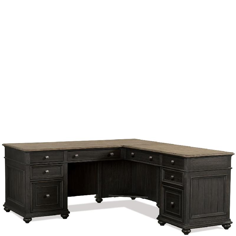 Riverside 64332 Regency L Desk and Return