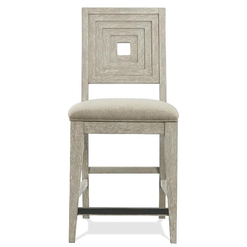 Riverside 73443 Cascade Upholstered Wood Back Counter Stool