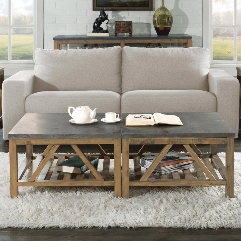 Riverside 16503 Weatherford Bunching Coffee Tables