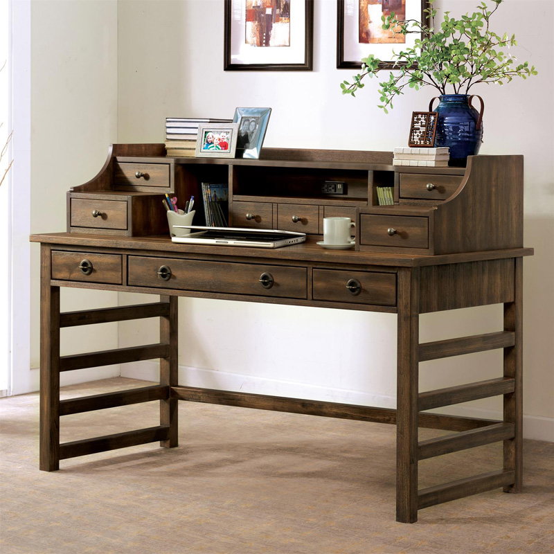Riverside 28031 Perspectives Leg Desk with Hutch Riverside 28031 Perspectives Leg Desk with Hutch
