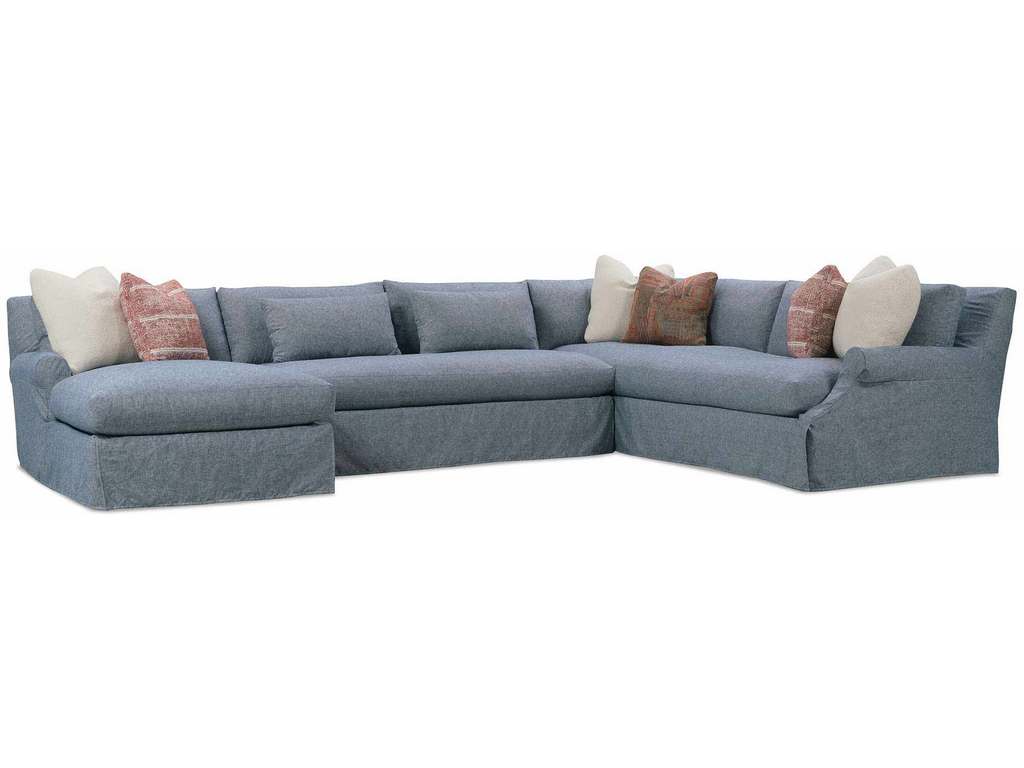 Rowe Bristol-Slip-sect  Bristol Slipcover Sectional Sofa