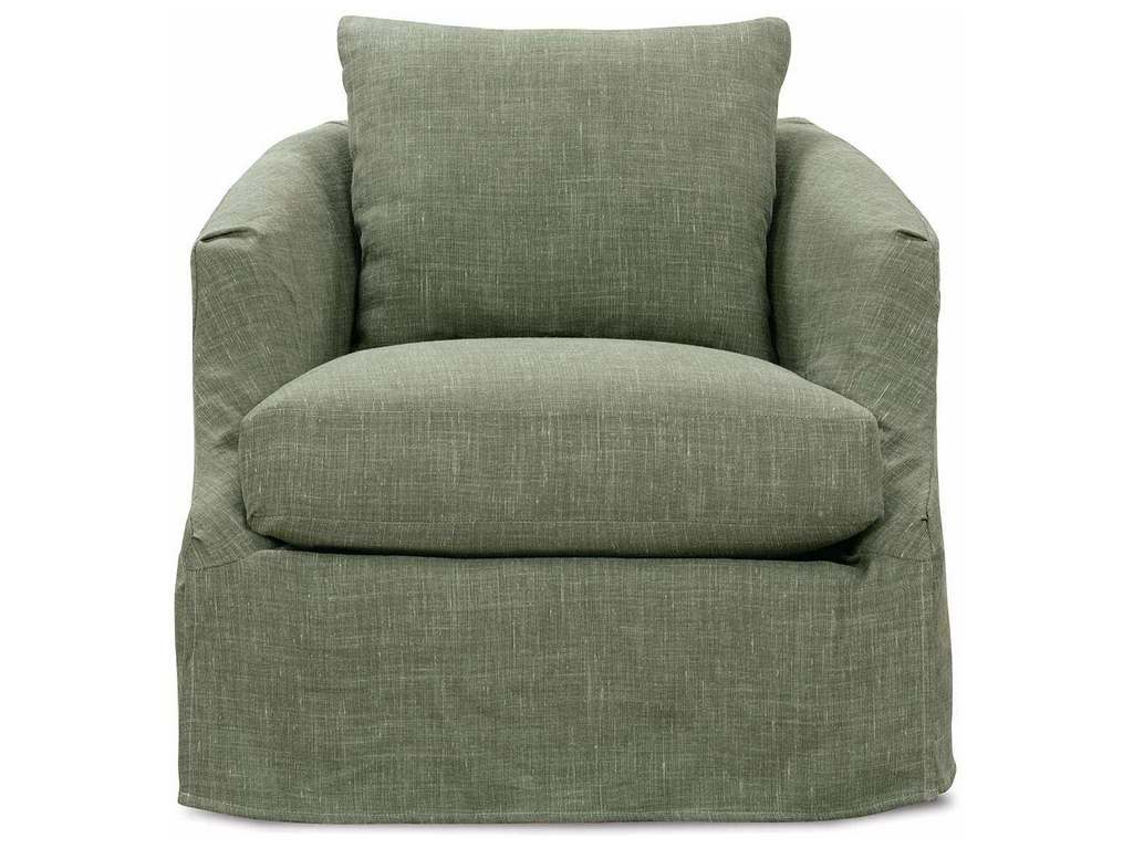 Rowe P801-SLIP-016  Emmerson Slipcover Swivel Chair