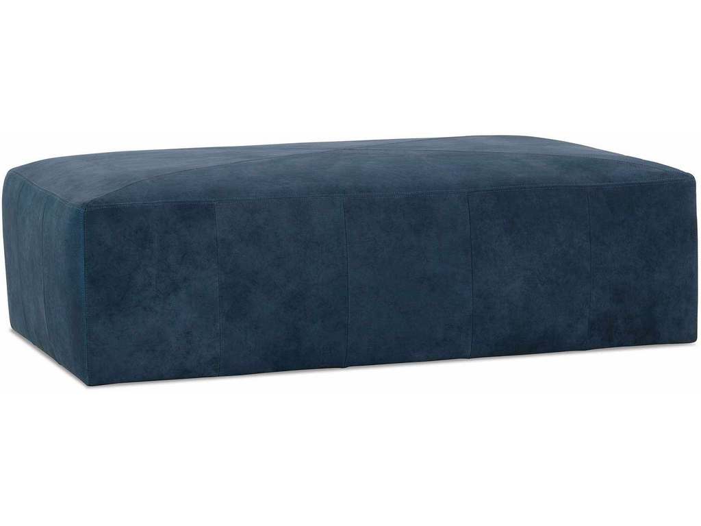 Rowe Miles-L-075  Miles Large Leather Ottoman