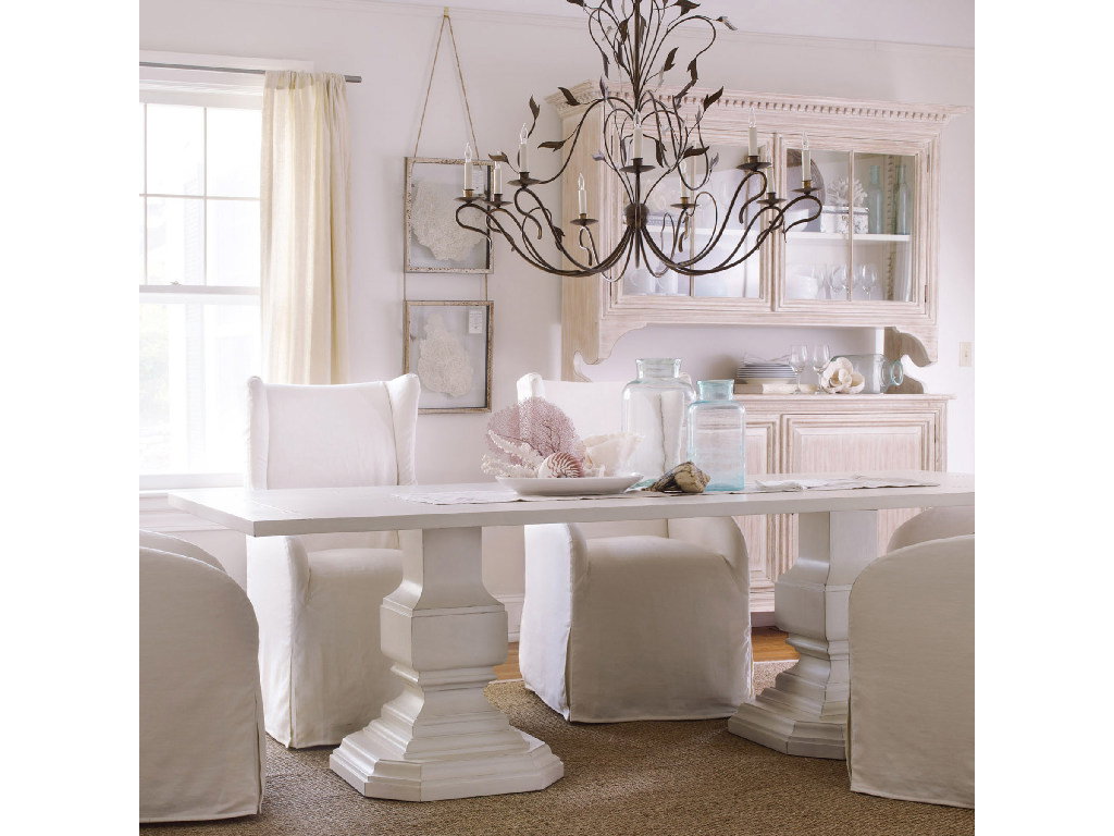 Somerset Bay SB186  Double Pedestal Killington Dining Table