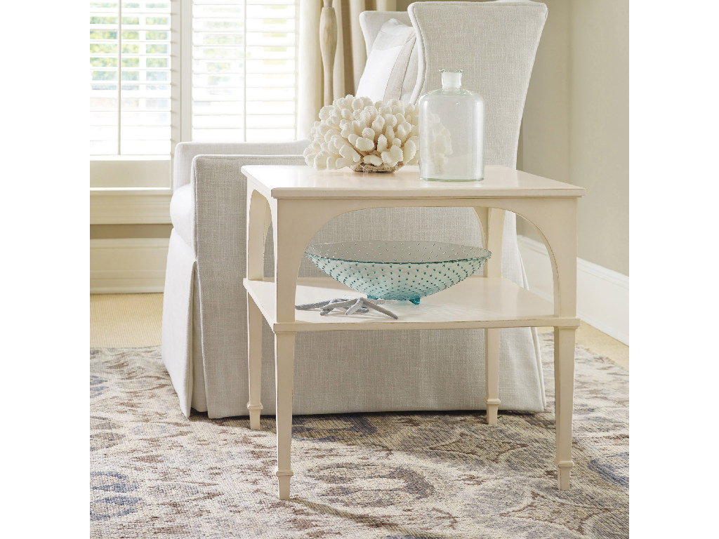 Somerset Bay SB262  Bellport Bay End Table With Shelf