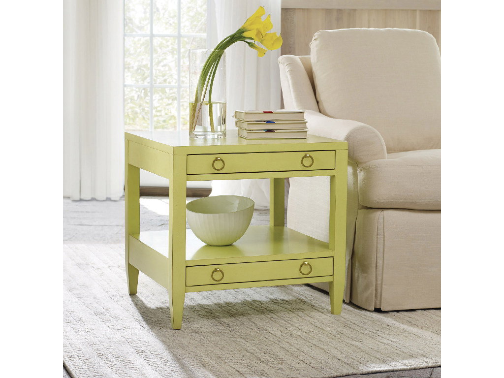 Somerset Bay SBT281  Transitions Two Drawer End Table