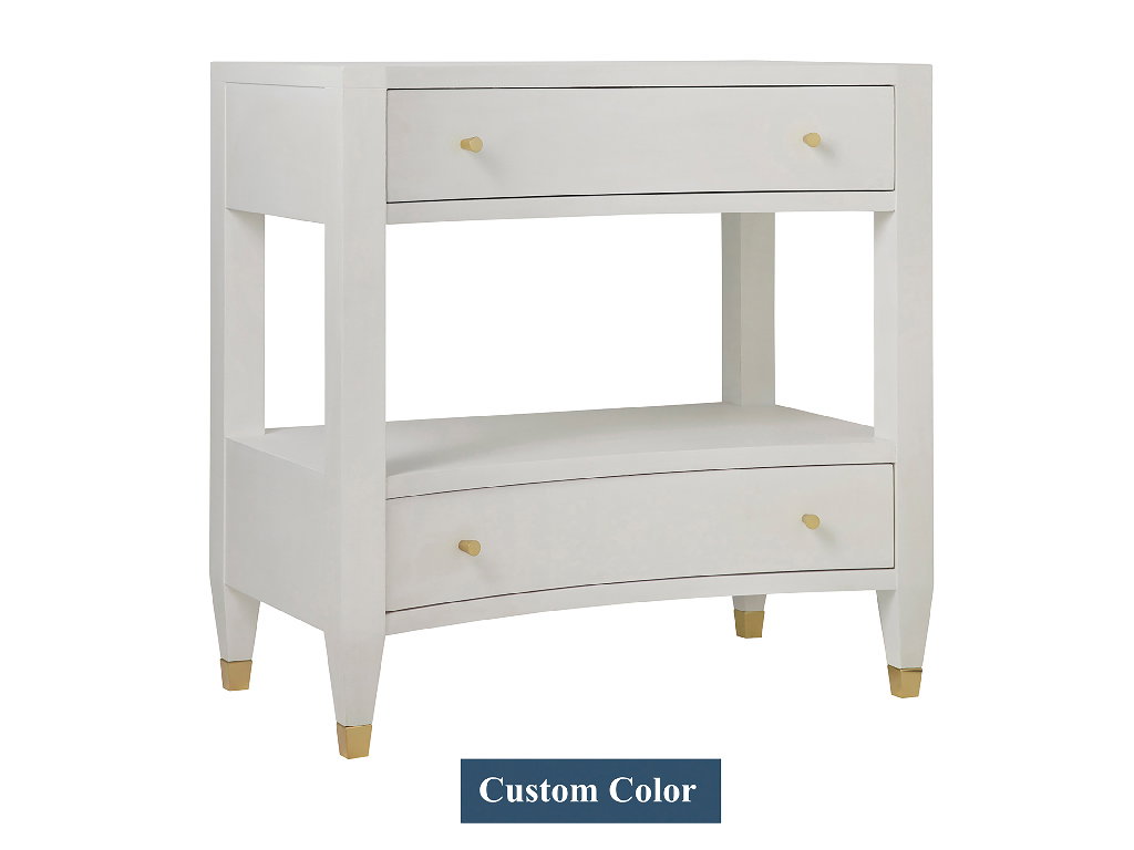 Somerset Bay SBN964 Concave Two Drawer Nightstand Somerset Bay SBN964 Concave Two Drawer Nightstand