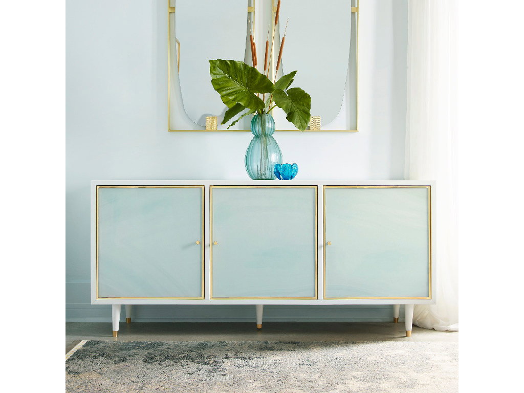 Somerset Bay SBT472  Seaglass Three Door Credenza