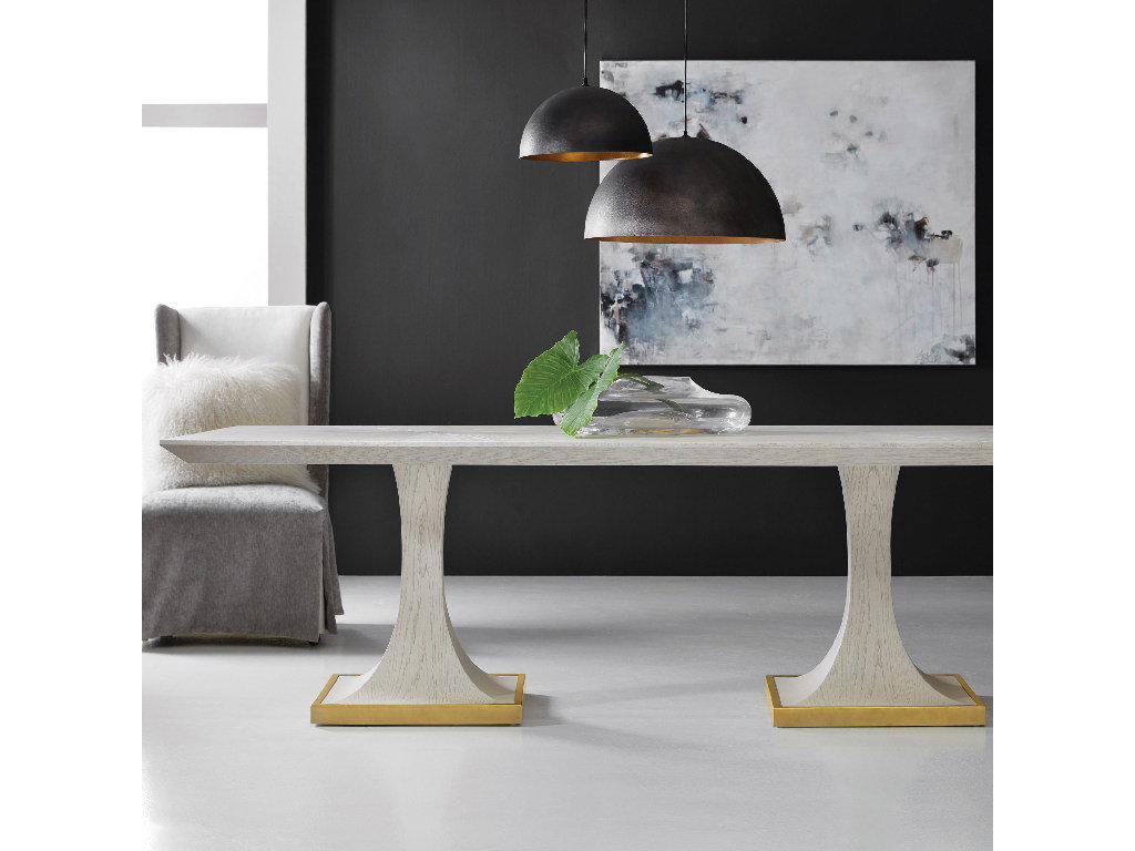 Somerset Bay SBT521  Windward Dbl Ped Dining Table