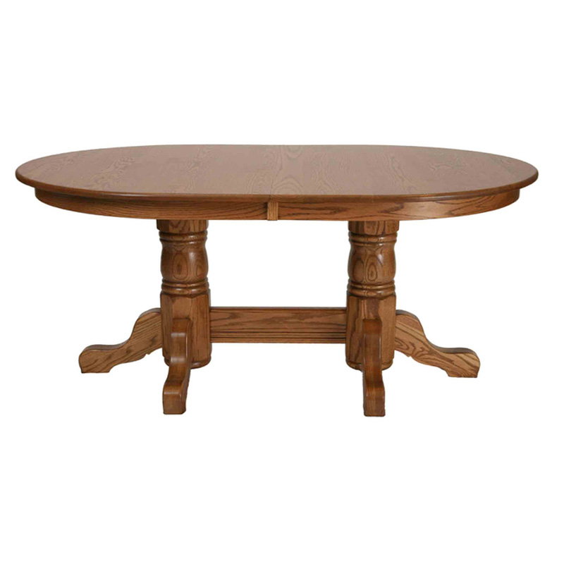 Still Fork 11TD40060 Pedestal Tables Turned Double Pedestal Table